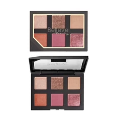 2-PACK / Believe Beauty 'LOVE STRUCK' 6-Shades Each EYESHADOW PALETTE