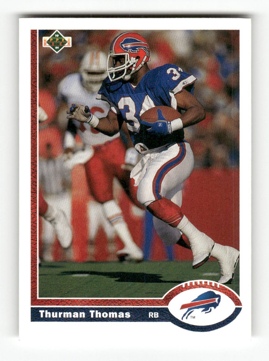 1991 Upper Deck Football THURMAN THOMAS #356 Bills HOF