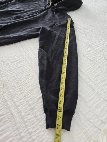 Carhartt Men's Large K122 Heavyweight Full Zip Hooded Sweatshirt Knit Black - Bild 10 von 15