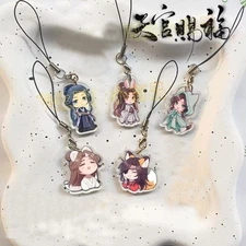 Xie Lian Hua Cheng Feng Shi Ling Wen 5pcs Acrylic Key Chains Pendant