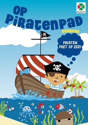 Selecta Hobbyboek op piratenblok Junior 30 x 21 cm papier