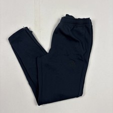 Adidas Mens Sweatpants Fleece Pockets Tapered Leg Blue Medium