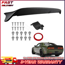 Rear Spoiler W Camera Hole For 2008-2023 Dodge Challenger Hellcat Matte Black Us