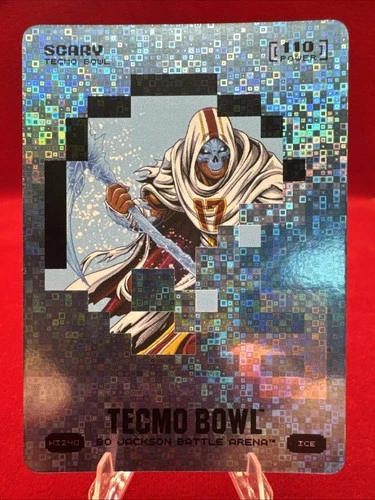 Bo Jackson Battle Arena Tecmo Bowl Scary Terry McLaurin Helmet Icons Ice SP. *16