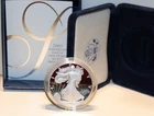 2007 W American Eagle One Ounce Silver Proof Coin w/ Original Box & COA