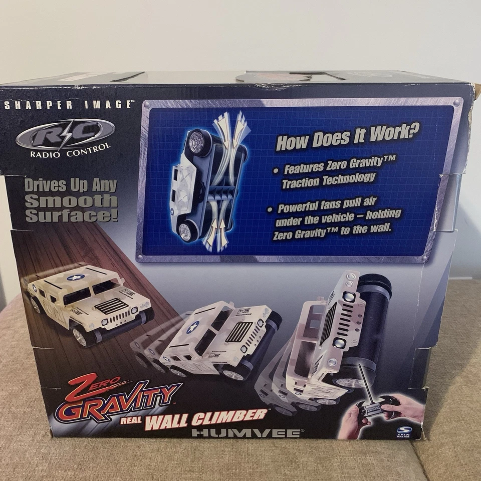 Sharper Image Air Hogs RC Zero Gravity Real Wall Climber Humvee Spin Master - Image 4 of 4