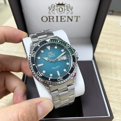 Orient Watch Men's Waterproof Automatic Dive Stainless Steel Bracelet Wristwatch