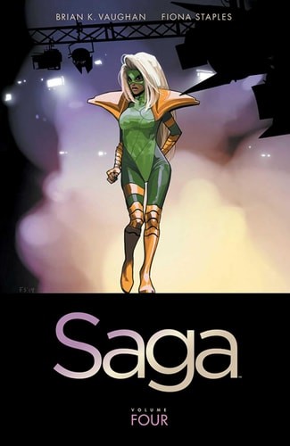 Saga, Vol. 4 by Brian K. Vaughan (paperback)