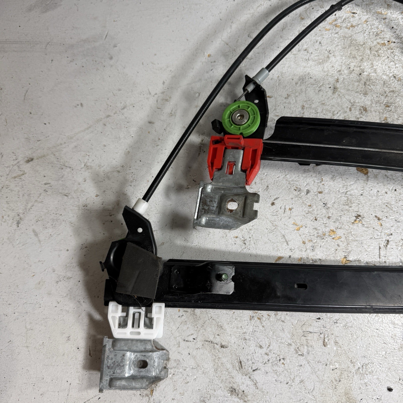 03-13 Maserati Quattroporte Left Rear Window Regulator & Motor M139