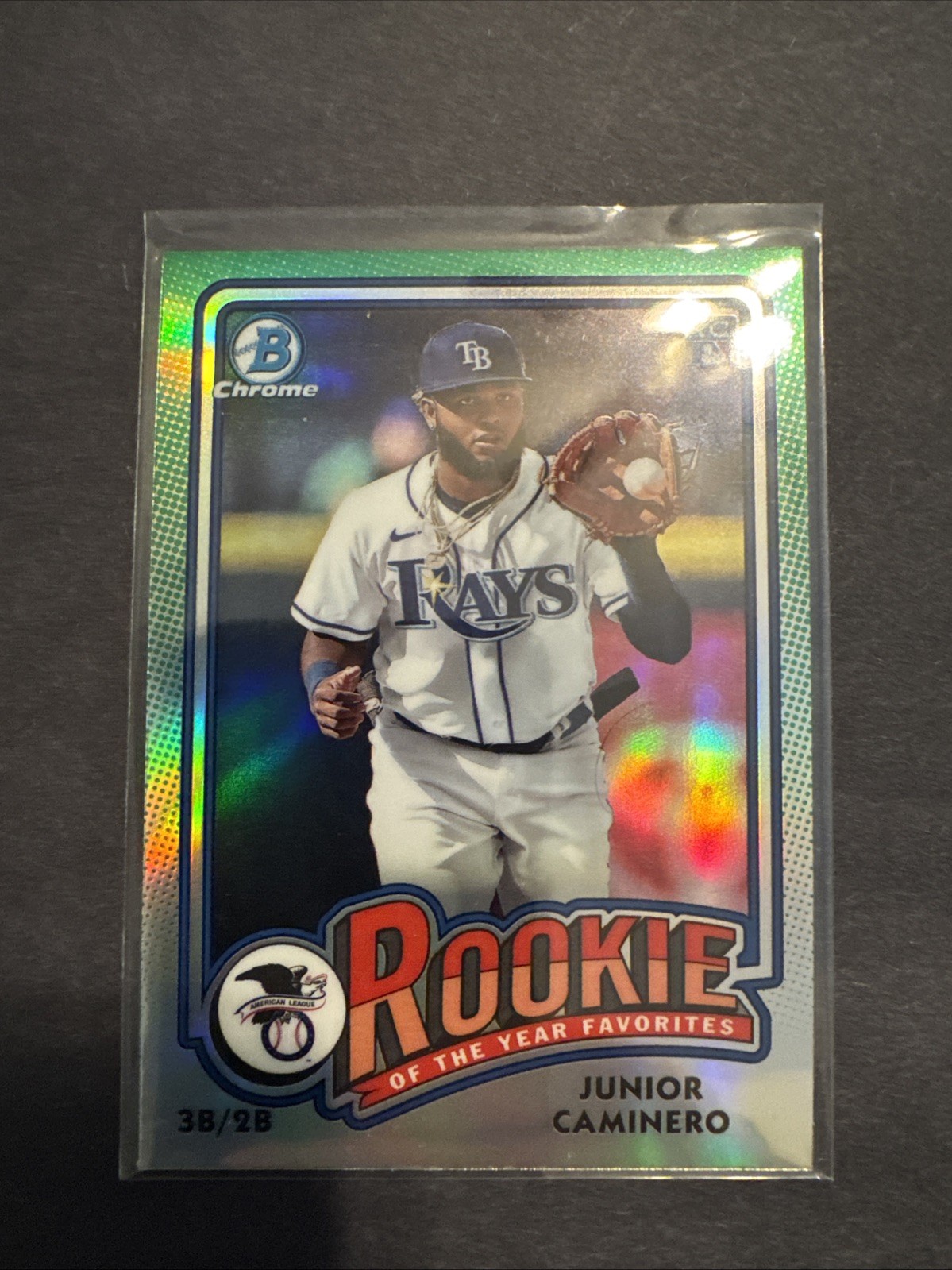 2024 Bowman Chrome Rookie of the Year Favorites #ROY8 Junior Caminero (RC)