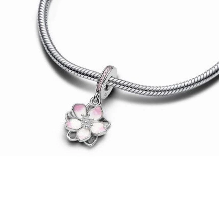 Pandora Kirschblüte Charm-Anhänger Blume Silber - Bild 2 von 2