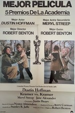 Kramer vs Kramer 41 in. x 27 in. Spanish Movie Poster © 1980 Columbia Pictures