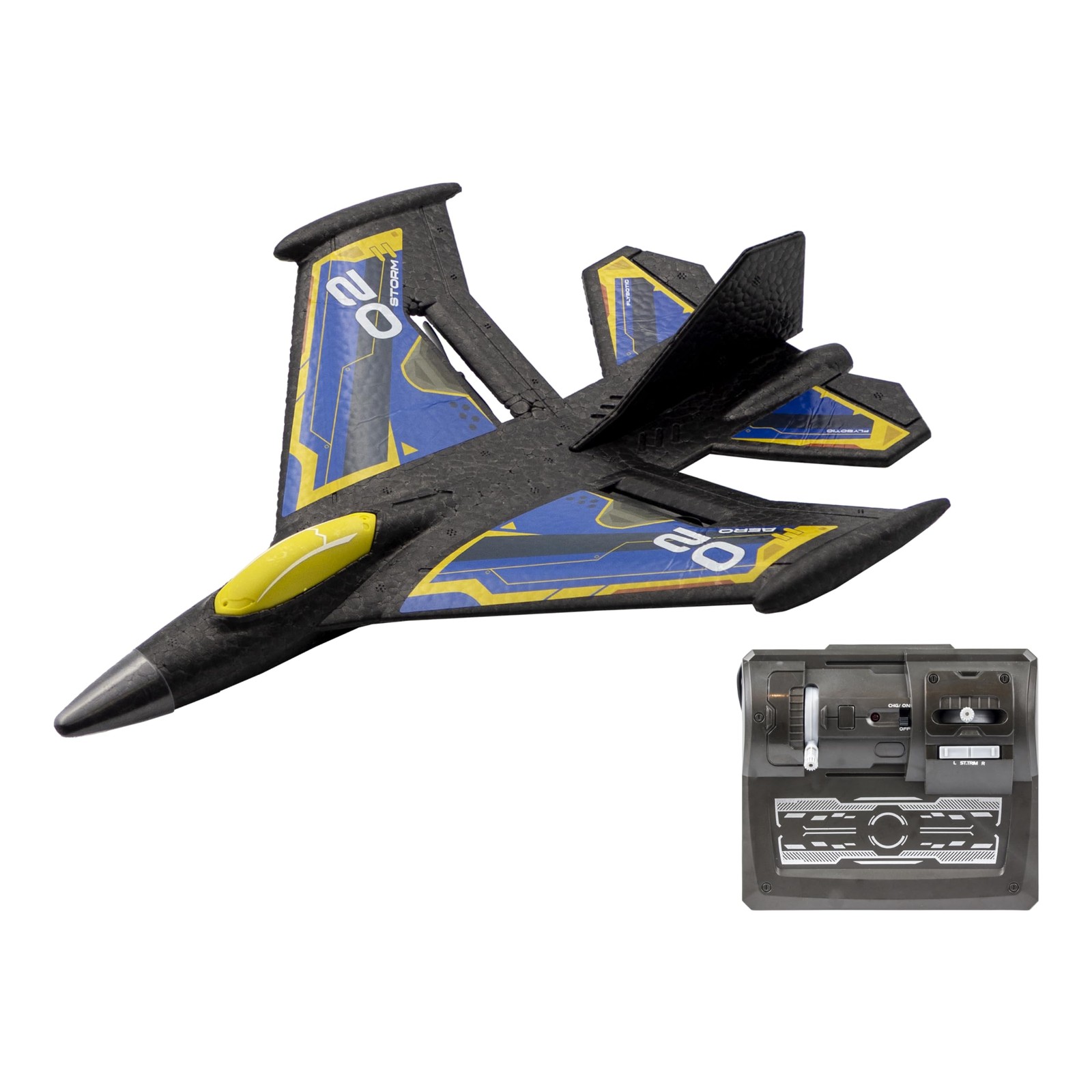 Avion RC Flybotic 25cm avec technologie de vol stable SIT85741