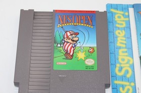NES Open Tournament Golf (Nintendo NES, 1991) w/ Manual & Insert