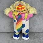 Vintage Cabbage Patch Kids Doll Clown Rainbow Tie Mask Shoes Pink SIgnature
