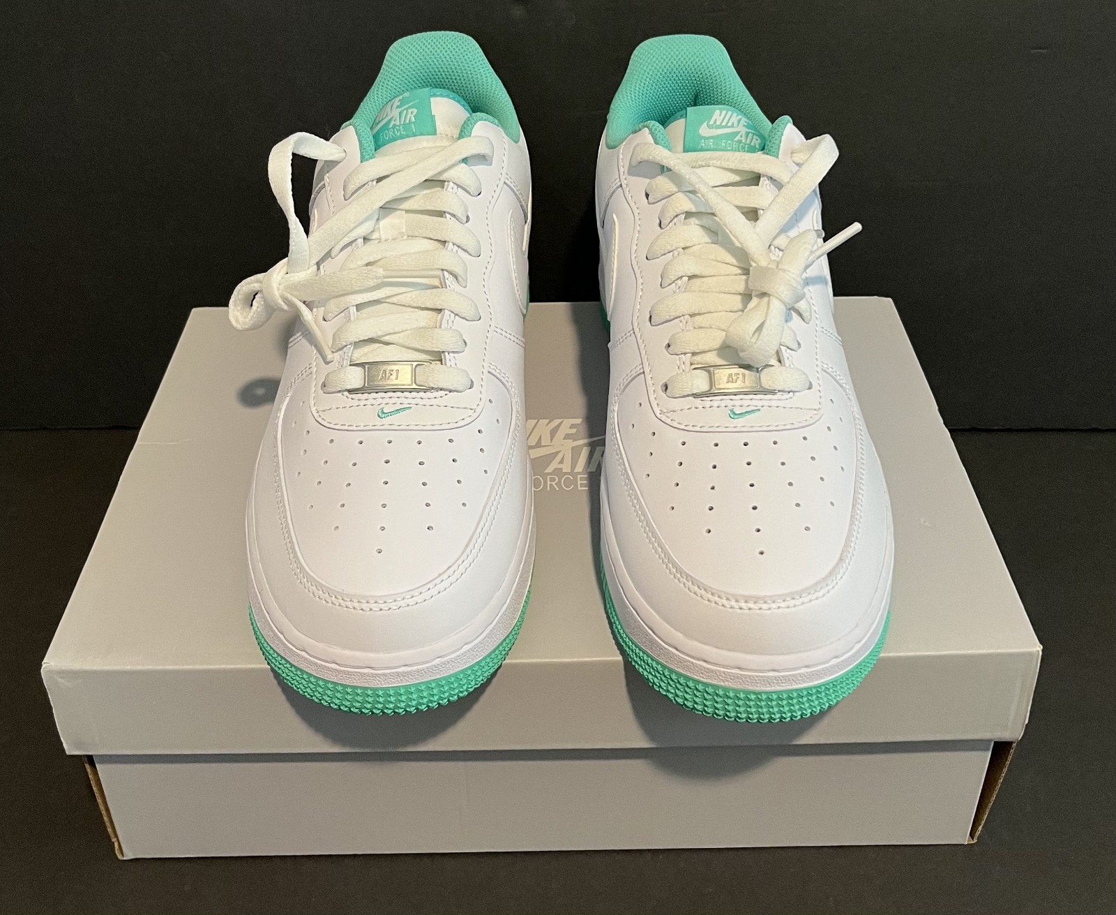 NEW Men's Nike Air Force 1 '07 'White Light Menta' | DH7561-107 | Size 11M thumbnail 3
