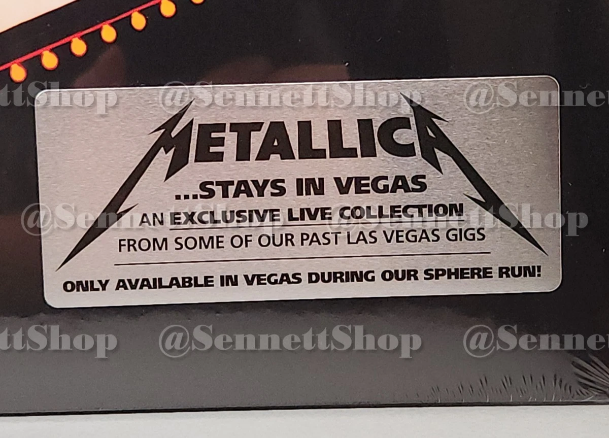 Metallica Life Burns Faster 2026 - What Happened in Vegas Live Vinyl LP - Sphere