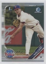 2019 Bowman Draft Chrome Refractor Erik Miller #BDC-191 0o6v