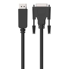 Belkin F2CD002B06-E DisplayPort-Male to DVI-D-Male Cable 6 Foot , Black
