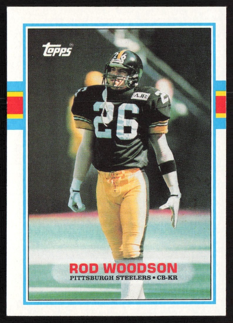 1989 Topps Rod Woodson Pittsburgh Steelers #323