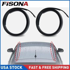2pcs For 2007-2011 Toyota Yaris Hatchback 75551-52130 Roof Drip Molding Trim