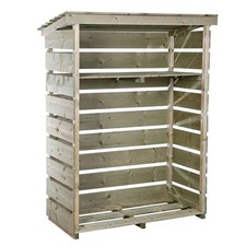 Charles Bentley FSC® Mixed Garden Small Log Store Heavy Duty Firewood Storage