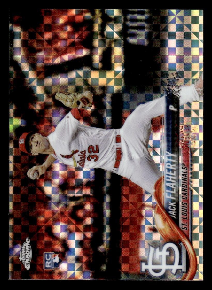 2018 TOPPS CHROME JACK FLAHERTY 4 MINT X-FRACTOR RC BASEBALL ST. LOUIS CARDINALS