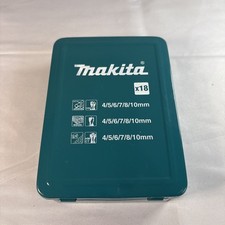 Makita Mixed Masonry, HSS & Wood Drill Bit Set in Case- 18 Pieces - D-47173