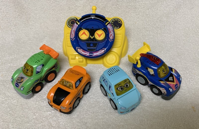 VTech Go! Go! Smart Wheels Race Cars Lot + RARE RC Remote Control Car