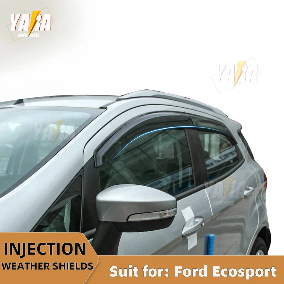 Injection Weather Shields Weathershield Window Visor for Ford Ecosport 2013-2022 - image 3 of 4
