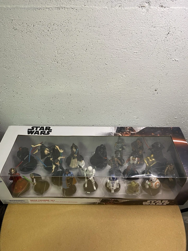 Juego Mega Estatuilla Disney Star Wars 20 Piezas - Totalmente Nuevo En Caja Foto 2 de 4