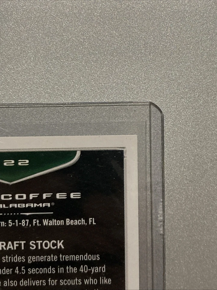 2009 Bowman Draft Picks- Glenn Coffee #122 ROOKIE AUTOGRAPH Alabama - Image 4 of 4