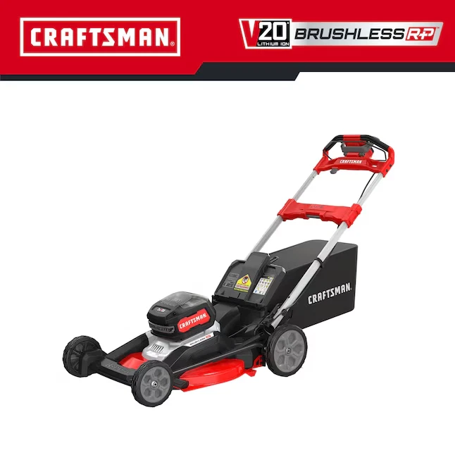 Cortacésped a pie CRAFTSMAN 2xV20 20 voltios, máximo 21 pulgadas con batería automática - SIN ENVÍO CA Foto 3 de 4