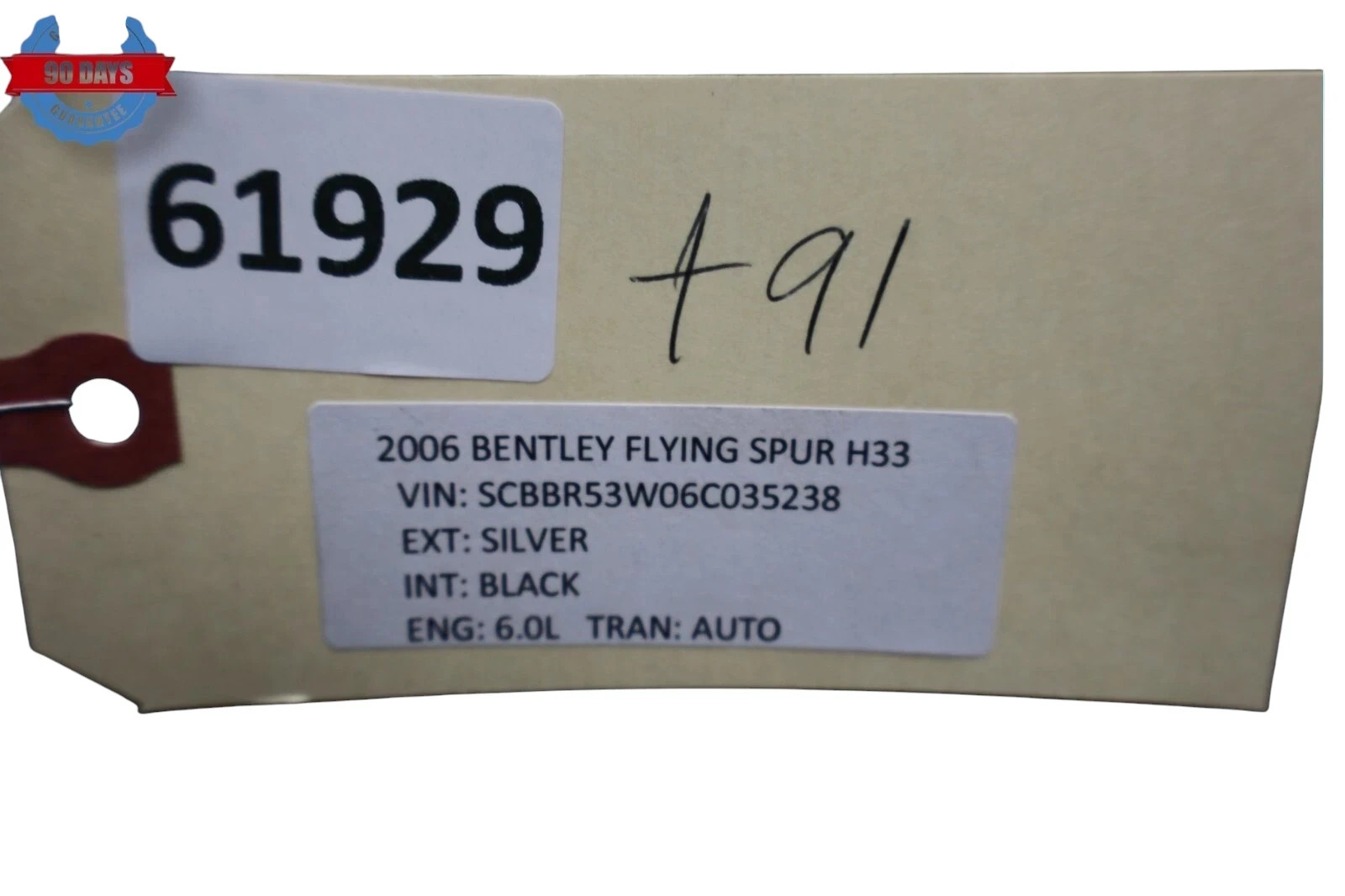 Bentley Continental Flying Spur 2003-2012 Right Luggage compartment side cover
