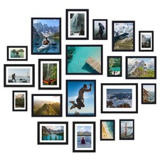 20 Pack Picture Frames Collage Wall Decor Wall Frame Set for Gallery Wall Dec...