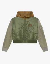 New Givenchy Green Hooded Bomber Jacket RRP - 2550