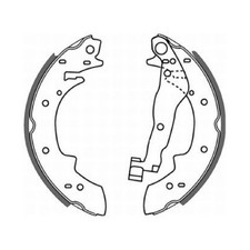 Bremsbackensatz hinten für BMW 3-er E21 E30 E36 | 23827130