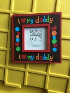 Burton & Burton Brand I Love My Daddy Photo Frame, New