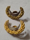 US Army Commissary Sgt cap badge pin lot gilt insignia 1902 — photo 1
