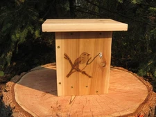 Bluebird Nesting Box – Gilwood Slot Box – 100% Cedar – Sparrow Resistant Birdhou