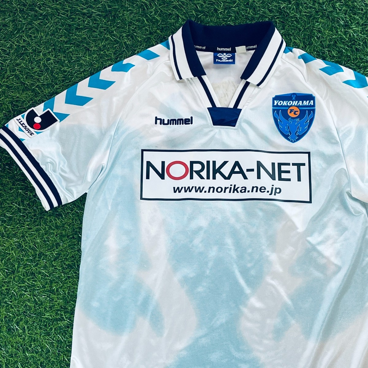 Yokohama FC 2002 Official Home Jersey Shirt Kit - JPN L - J League