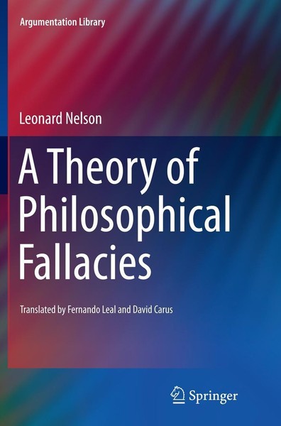 A Theory Of Philosophical Fallacies Leonard Nelson-image