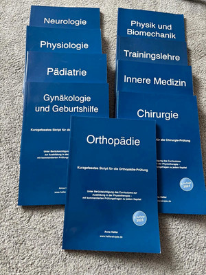 Heller Skripte Anna Heller Set 8. Auflage 2023 Orthopädie Neurologie u.a.