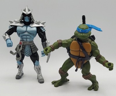VTG TMNT Teenage Mutant Ninja Turtles Shredder & Leonardo 2002 Mirage Studios 