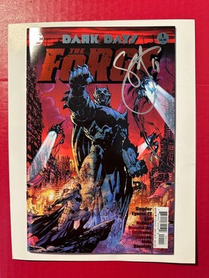 Dark Days: The Forge #1 (2017) Regular Jim Lee & Scott Williams Metal Foil Cover
