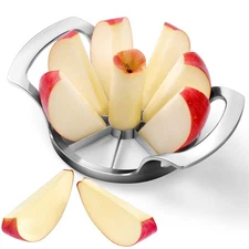 4.72 Inch Extra Large Apple Slicer with 8 Blades - Professional Heavy Duty Ap...