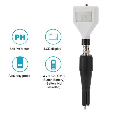 Lebensmittel-PH-Messgerät Hintergrundbeleuchtetes LCD-Display -PH-Tester
