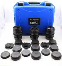 * OPEN BOX EXCELLENT * Sirui VP-1 Vision Prime T1.4 Full-Frame Cine 3-Lens Kit (