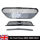 FOR Ford Focus MK2 ST Front Upper & Lower Radiator Grille Honeycomb 2009-2012