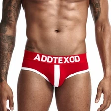 Zonbailon Men's Underwear Cotton Soft Breathable Big Bag Elastic Briefs